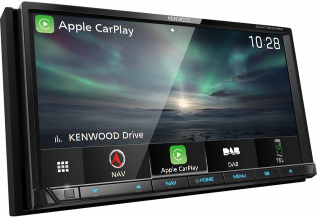DNX7190DABS Navitainer mit 17,7 cm WVGA-Monitor, Apple CarPlay, Android Auto und Digitalradio
