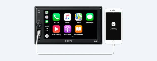 XAV-AX1005DB 15,7 cm (6,2 Zoll) Apple CarPlay DAB-Receiver