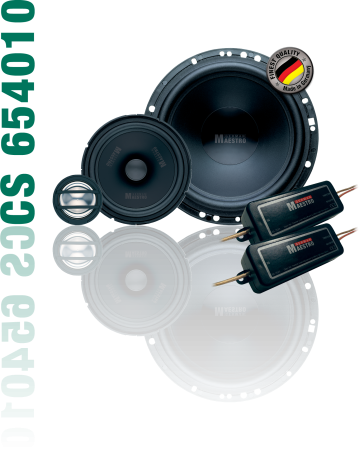 German Maestro CS654010 16.5 cm 3-Wege Compo