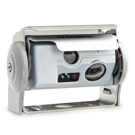 PerfectView CAM 44 NAV Doppelkamera mit Shutter, silberfarben, 140° diagonal