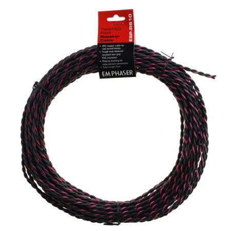 EMPHASER ESP-RS10 - cable 1.0mm2 twisted black-red 15 m