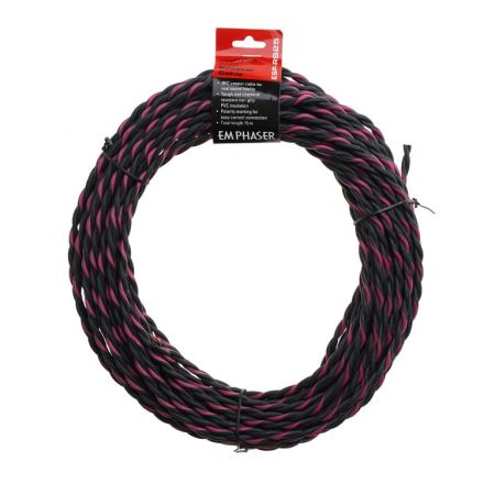 EMPHASER ESP-RS25 - cable 2.5mm2 twisted black-red 15 m