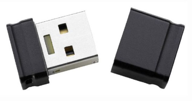 Slim Line micro USB-Stick mit 16 GB