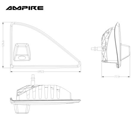 AMPIRE Rückfahrkamera für Opel Movano B, Renault Master und Nissan NV400