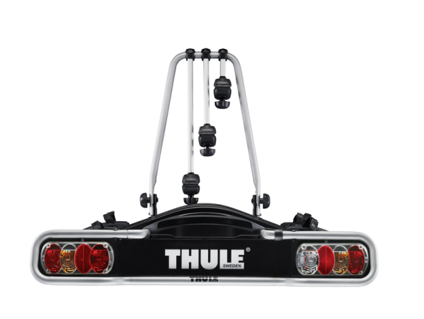 Thule EuroRide 3-Bike Anhängerkupplungs-Fahrradträger 13-polig schwarz/aluminium