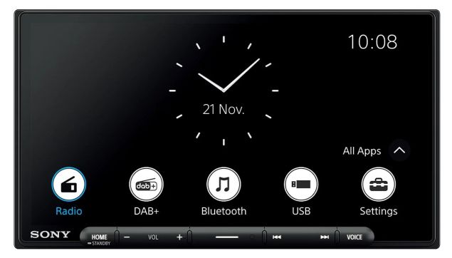 Sony XAV-AX6050 17,6 cm (6,95 Zoll) Digitaler DAB-Multimedia Receiver