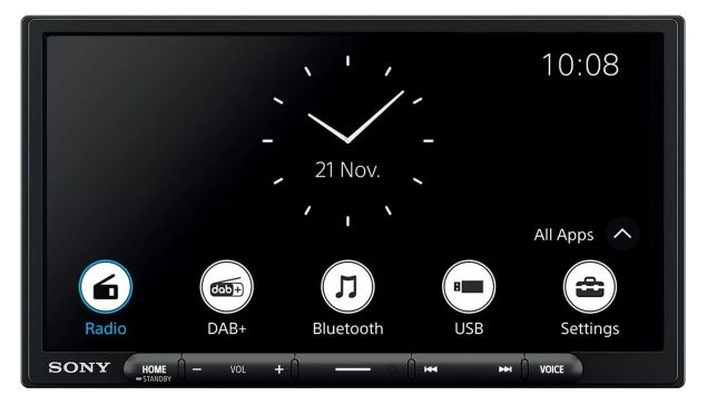 Sony XAV-AX4050 17,6 cm (6,95 Zoll) Digitaler DAB-Multimedia Receiver