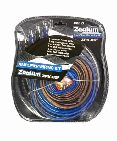 ZEALUM ZPK-8S2 - "SOLID" Powerkabelset 8 mm2
