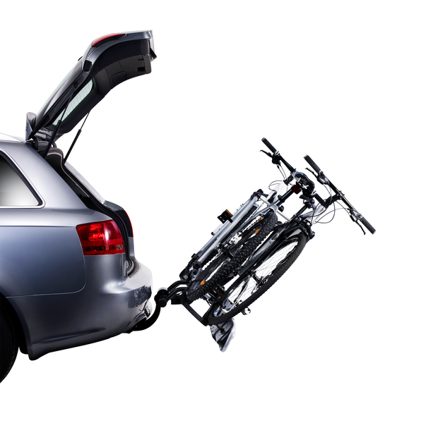 Thule EuroRide 2-Bike Anhängerkupplungs-Fahrradträger 13-polig schwarz/ aluminium 