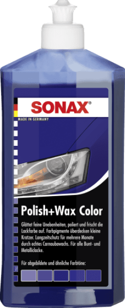 Polish + Wax Color Blau