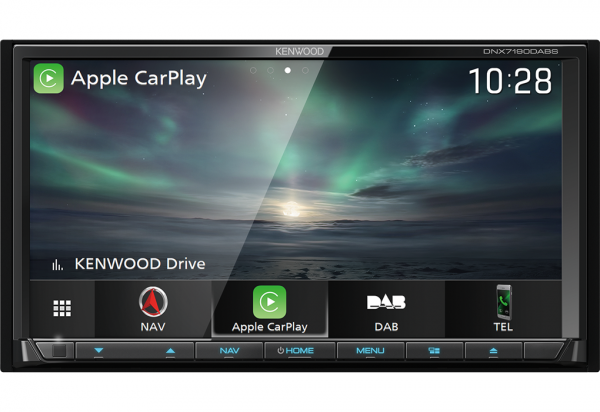 DNX7190DABS Navitainer mit 17,7 cm WVGA-Monitor, Apple CarPlay, Android Auto und Digitalradio