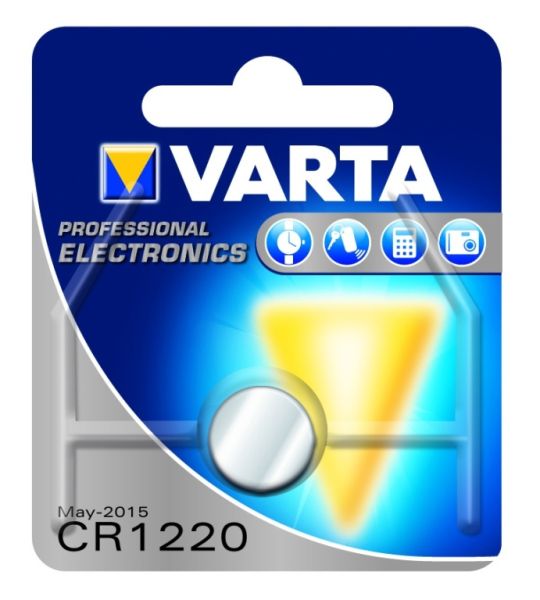 CR1220 VARTA Lithium Knopfzelle 12,5 x 2 mm / 3 Volt