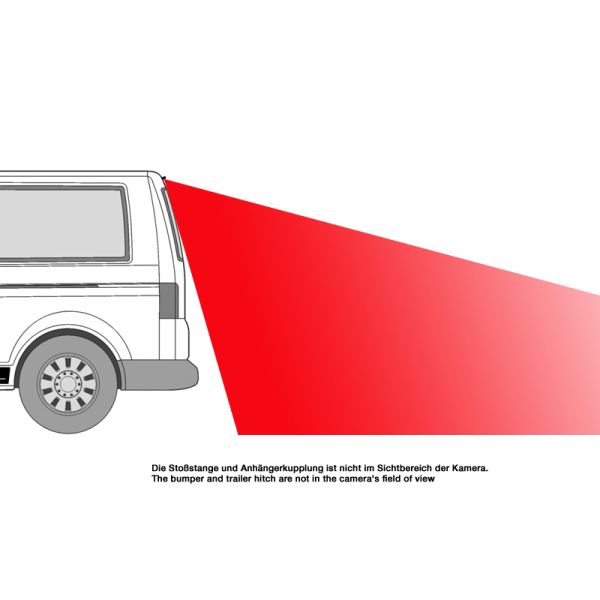 AMPIRE Kamera (CVBS), für Volkswagen T5 und T6 / T6.1 mit Flügeltüren bis MJ2021