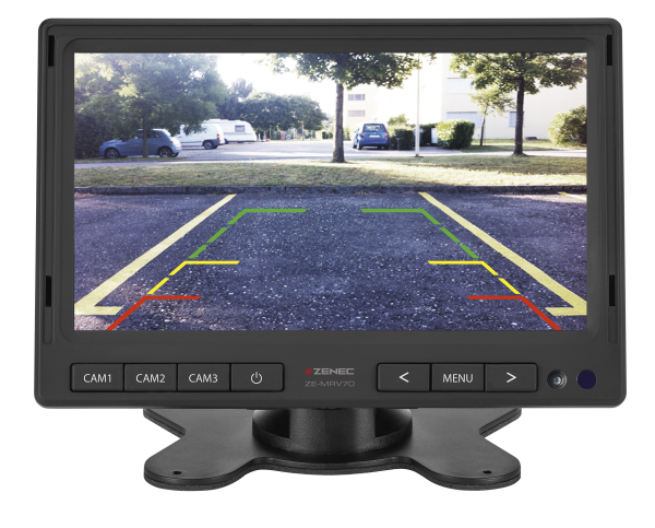 ZENEC ZE-MRV70 7"/17cm Monitor for Rear View Cameras