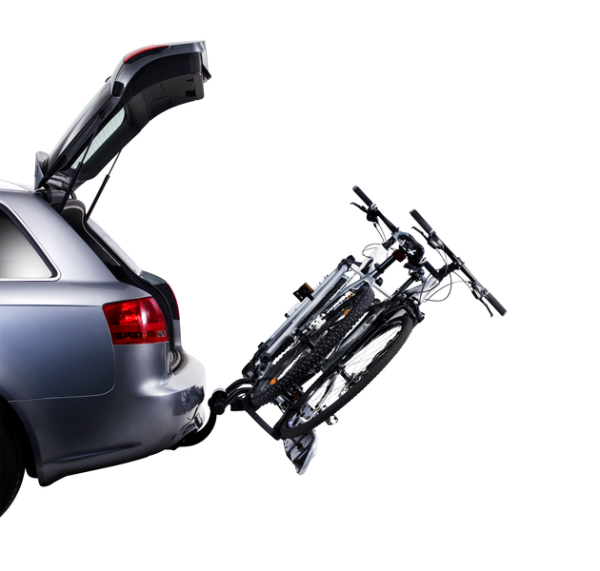 Thule EuroRide 2-Bike Anhängerkupplungs-Fahrradträger 13-polig schwarz/aluminium